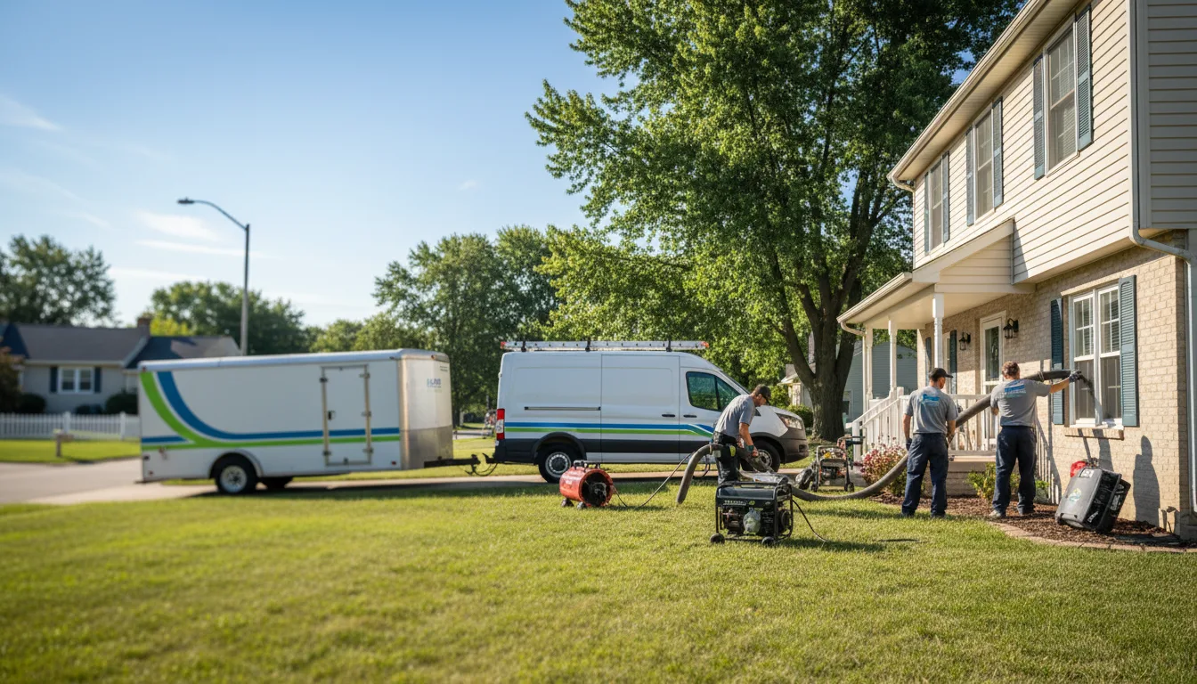 Flooded Basement Restoration And Cleanup With Repair in Dunseith, ND near me